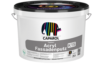Декоративная штукатурка для отделки фасадных покрытий Capatect Acryl Fassadenputz K, R, 25 кг, белая 736484959022 фото
