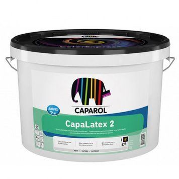 Краска интерьерная для гладких поверхностей CapaLatex 2, 10 л, глубокоматовый, База 1 83211491772 фото