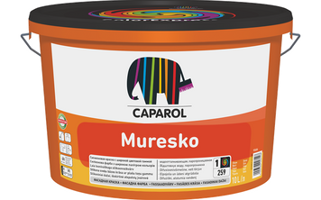 Краска фасадная Caparol Muresko Premium, 2,5 л, белый, База 1 808535012 фото